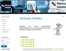 Tablet Screenshot of netsul.inf.br